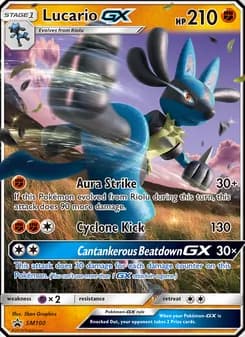 Lucario GX — SM Black Star Promos — Rare