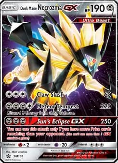 Dusk Mane Necrozma GX — SM Black Star Promos — Rare