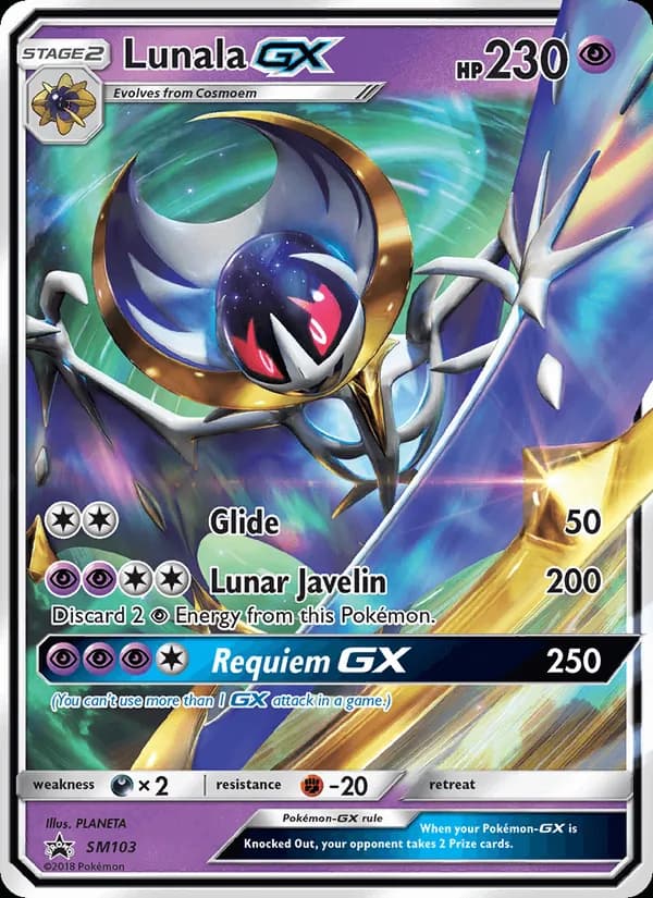 Lunala GX — SM Black Star Promos, Rare
