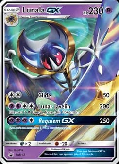 Lunala GX — SM Black Star Promos — Rare