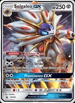 Solgaleo GX — SM Black Star Promos — Rare