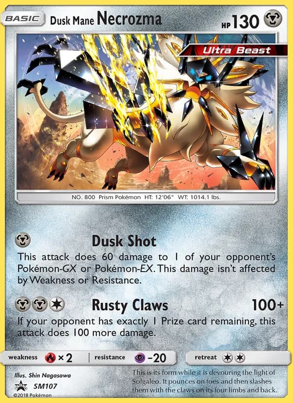 Dusk Mane Necrozma — SM Black Star Promos, Rare