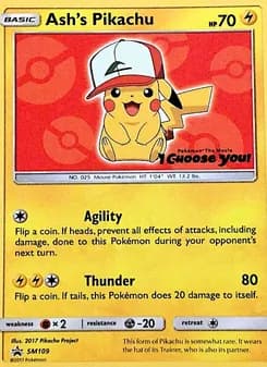Ash's Pikachu — SM Black Star Promos — Common