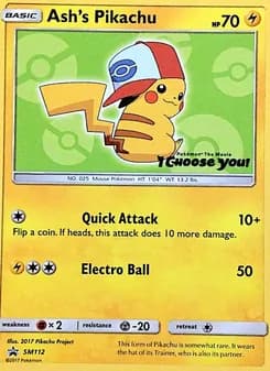 Ash's Pikachu — SM Black Star Promos — Common