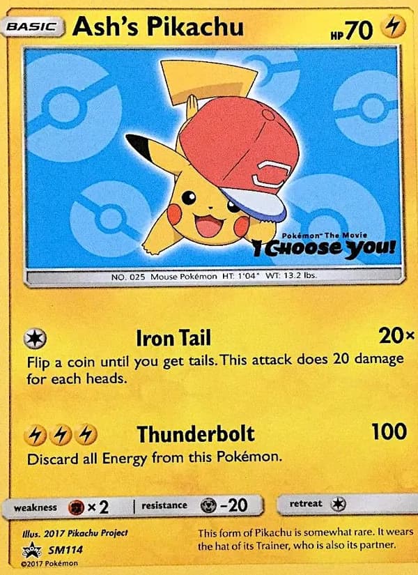 Ash's Pikachu — SM Black Star Promos, Common