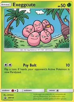 Exeggcute — SM Black Star Promos — Rare