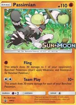 Passimian — SM Black Star Promos — Rare