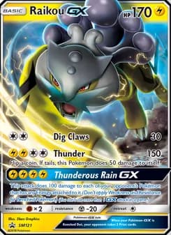 Raikou GX — SM Black Star Promos — Rare