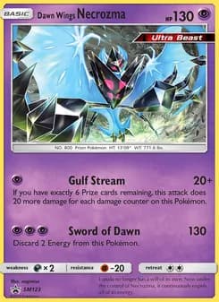 Dawn Wings Necrozma — SM Black Star Promos — Rare