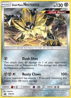 Dusk Mane Necrozma — SM Black Star Promos — Rare