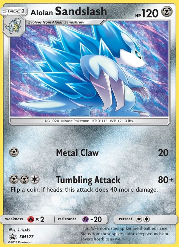 Alolan Sandslash — SM Black Star Promos, Rare