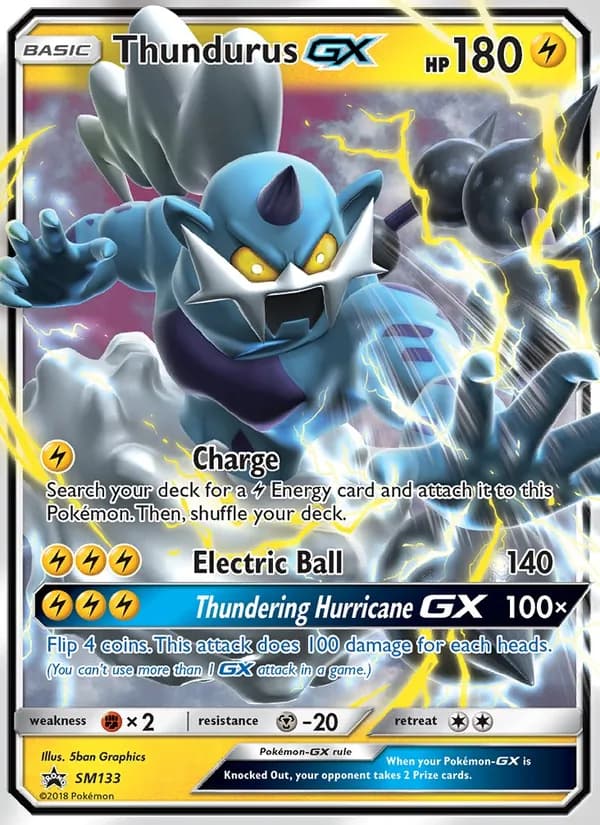 Thundurus GX — SM Black Star Promos, Rare