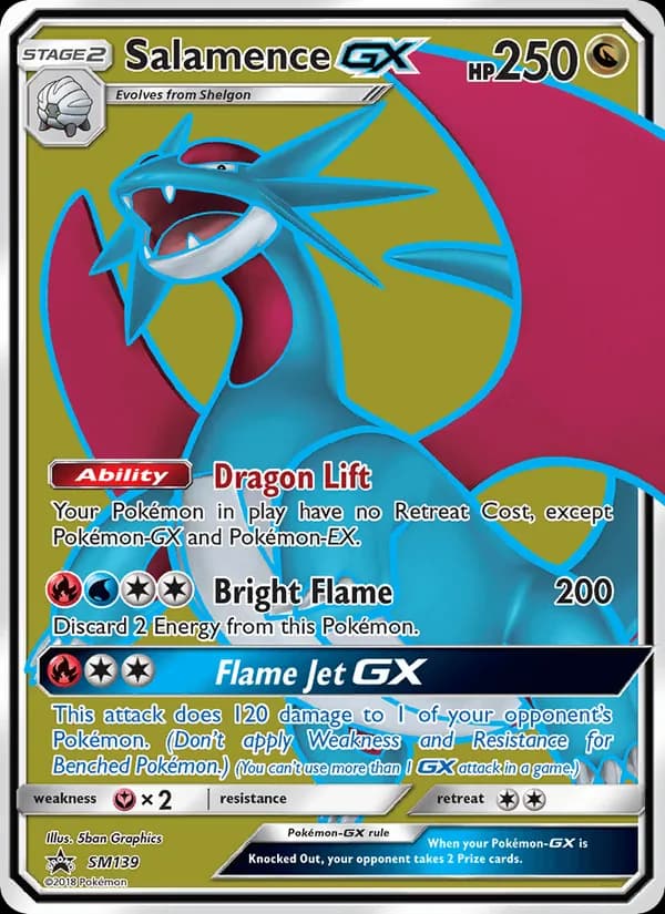 Salamence GX — SM Black Star Promos, Rare