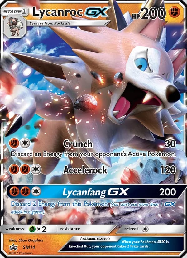 Lycanroc GX — SM Black Star Promos, Rare