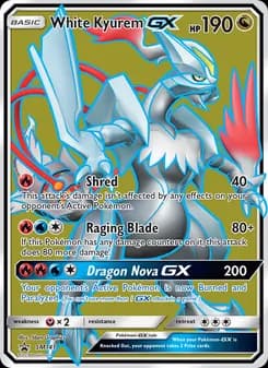 White Kyurem GX — SM Black Star Promos — Rare