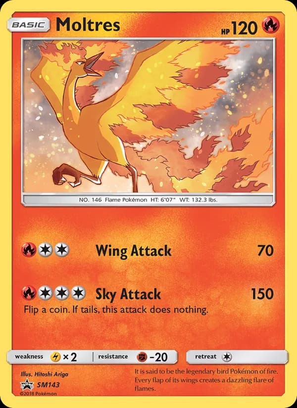 Moltres — SM Black Star Promos, Rare