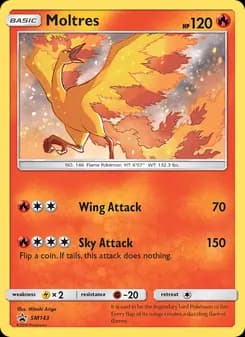 Moltres — SM Black Star Promos — Rare