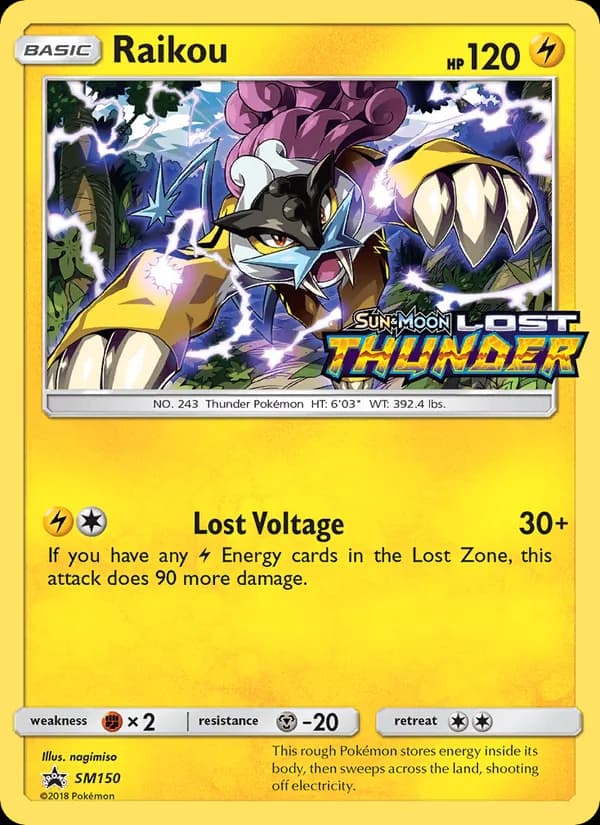 Raikou — SM Black Star Promos, Rare