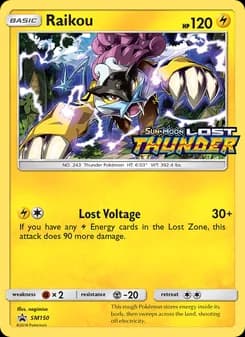 Raikou — SM Black Star Promos — Rare