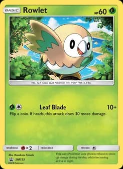 Rowlet — SM Black Star Promos — Rare
