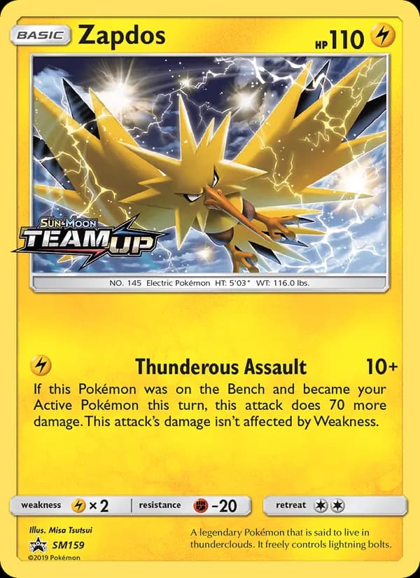 Zapdos — SM Black Star Promos, Rare