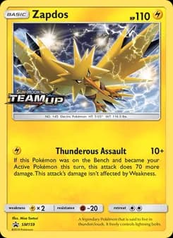 Zapdos — SM Black Star Promos — Rare