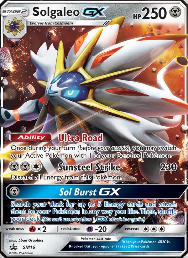 Solgaleo GX — SM Black Star Promos, Rare