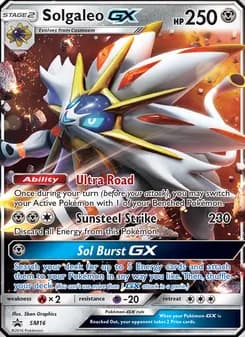 Solgaleo GX — SM Black Star Promos — Rare