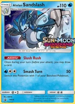 Alolan Sandslash — SM Black Star Promos — Rare