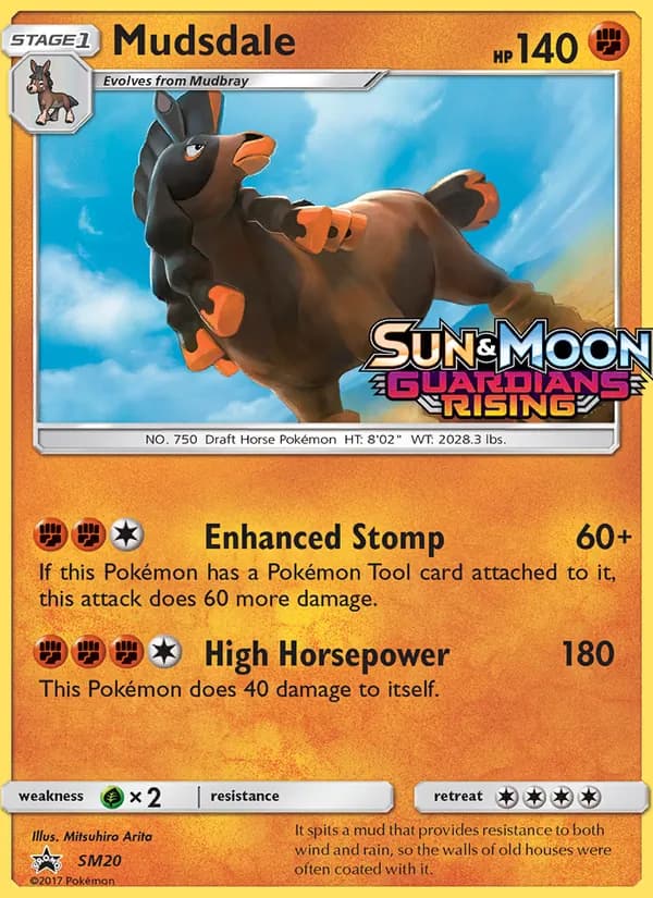 Mudsdale — SM Black Star Promos, Rare