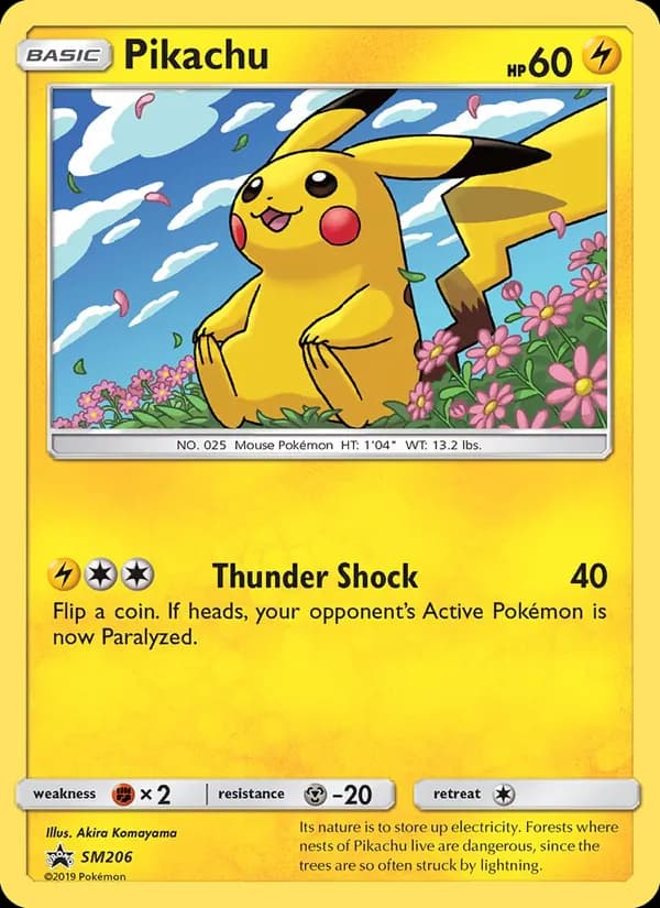 Pikachu — SM Black Star Promos, Rare