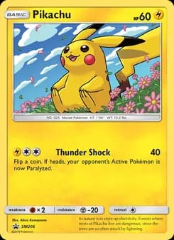 Pikachu — SM Black Star Promos — Rare