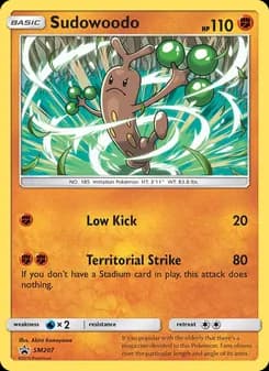 Sudowoodo — SM Black Star Promos — Rare