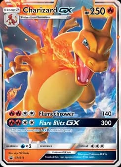 Charizard GX — SM Black Star Promos — None