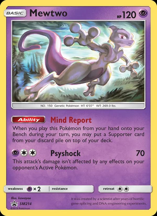 Mewtwo — SM Black Star Promos, Rare