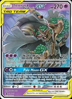 Trevenant & Dusknoir GX — SM Black Star Promos — Rare