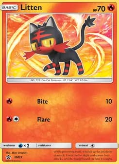 Litten — SM Black Star Promos — Rare