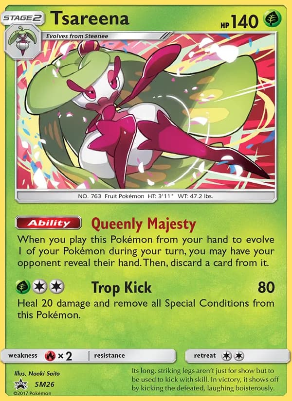 Tsareena — SM Black Star Promos, Rare