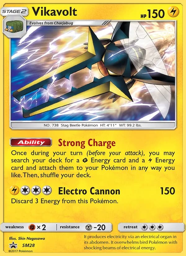 Vikavolt — SM Black Star Promos, Rare