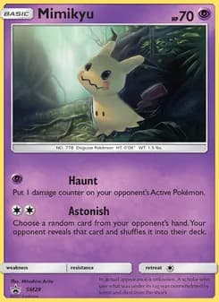 Mimikyu — SM Black Star Promos — Rare