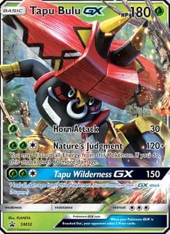 Tapu Bulu GX — SM Black Star Promos — Rare