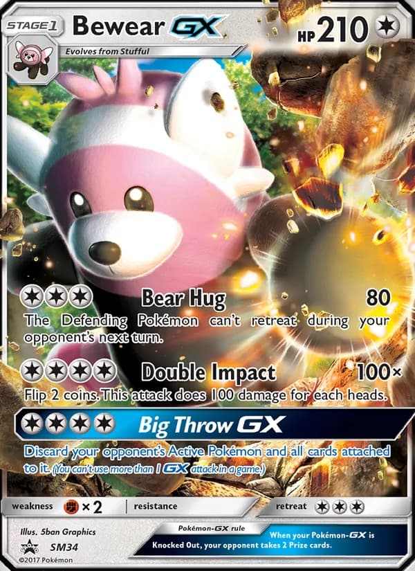 Bewear GX — SM Black Star Promos, Rare