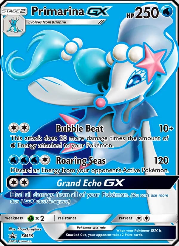 Primarina GX — SM Black Star Promos, Rare