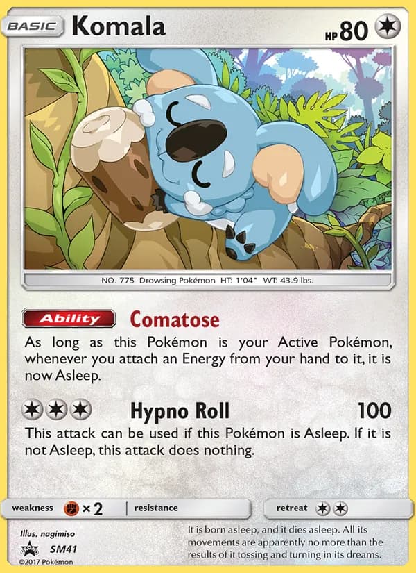 Komala — SM Black Star Promos, Rare