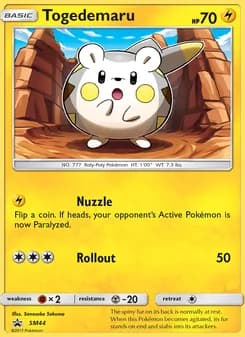 Togedemaru — SM Black Star Promos — Rare