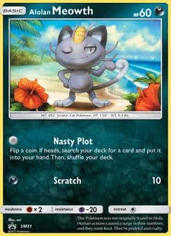 Alolan Meowth — SM Black Star Promos — Rare