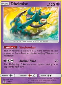Dhelmise — SM Black Star Promos — Rare