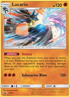 Lucario — SM Black Star Promos — Rare