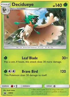 Decidueye — SM Black Star Promos — Rare