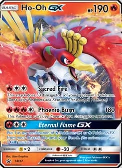 Ho-Oh GX — SM Black Star Promos — Rare